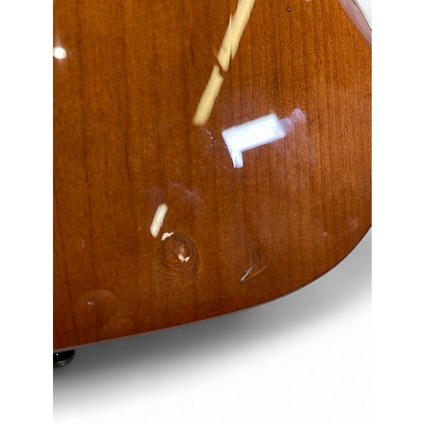 Used Fender Deluxe Telecaster Brown Solid Body Electric Guitar