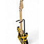 Used EVH Striped Series Yellow and Black Solid Body Electric Guitar