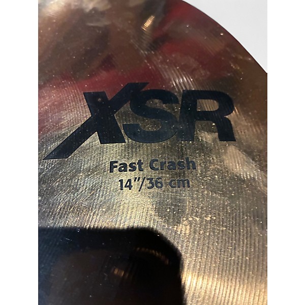 Used SABIAN 14in XSR Fast Crash Cymbal