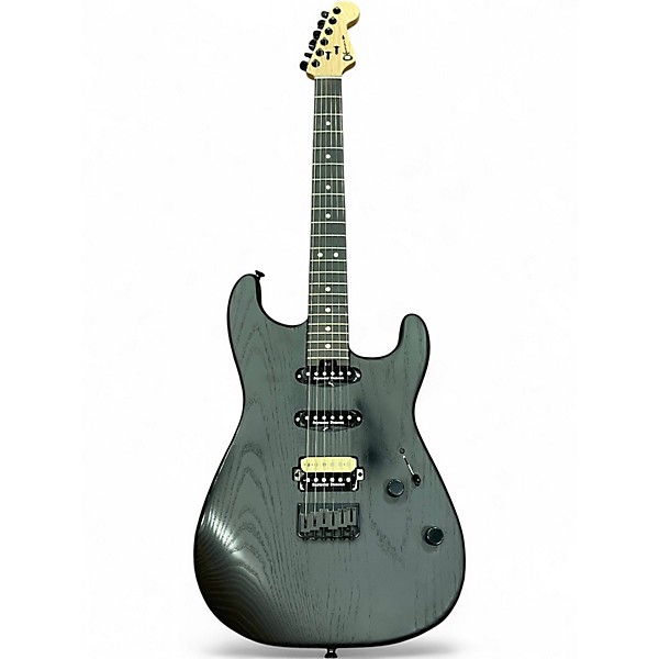 Used Charvel Pro Mod San Dimas Style 1 HSS HT E Sassafras Satin Black Solid Body Electric Guitar