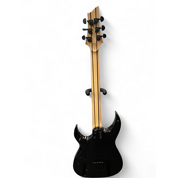 Used Schecter Guitar Research Sunset Triad Black Solid Body Electric Guitar