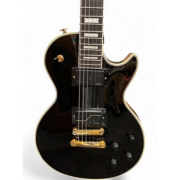 Used 2022 Epiphone LES PAUL CUSTOM MKH ORIGINS BLACK W/CASE Solid Body Electric Guitar