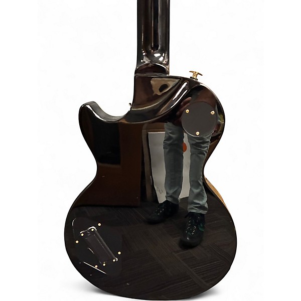 Used 2022 Epiphone LES PAUL CUSTOM MKH ORIGINS BLACK W/CASE Solid Body Electric Guitar