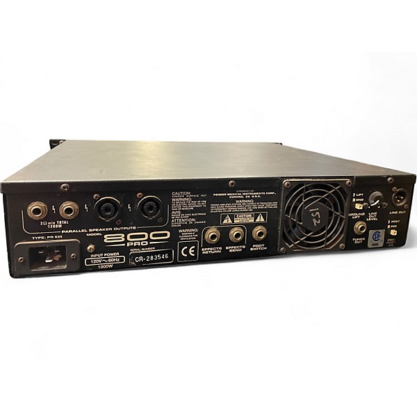 Used Fender 800 Pro Bass Amp Bass Amp Head
