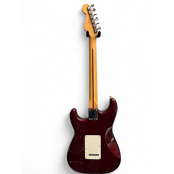 Used Fender Standard Stratocaster HSS Maroon Solid Body Electric Guitar