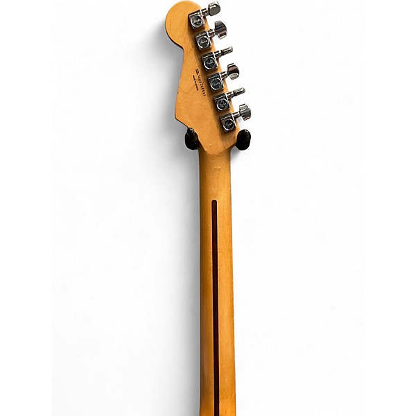 Used Fender Standard Stratocaster HSS Maroon Solid Body Electric Guitar