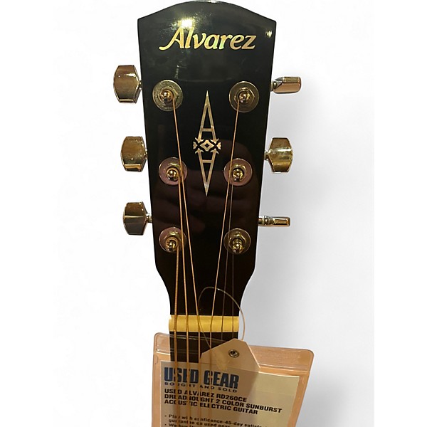 Used Alvarez RD260CE Dreadnought 2 Color Sunburst Acoustic Electric Guitar
