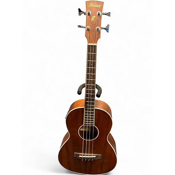 Used Ibanez PNB14E Natural Acoustic Bass Guitar