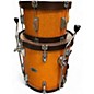Used SJC Drums 3 Piece Custom Drums Orange Sparkle Drum Kit