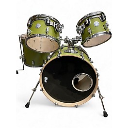 Used PDP by DW 4 Piece Concept Maple Bop Satin Olive Drum Kit