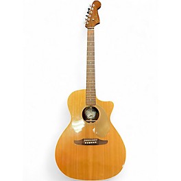 Used Fender Newporter Player Natural Acoustic Electric Guitar