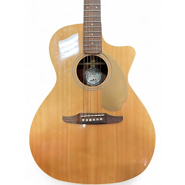 Used Fender Newporter Player Natural Acoustic Electric Guitar