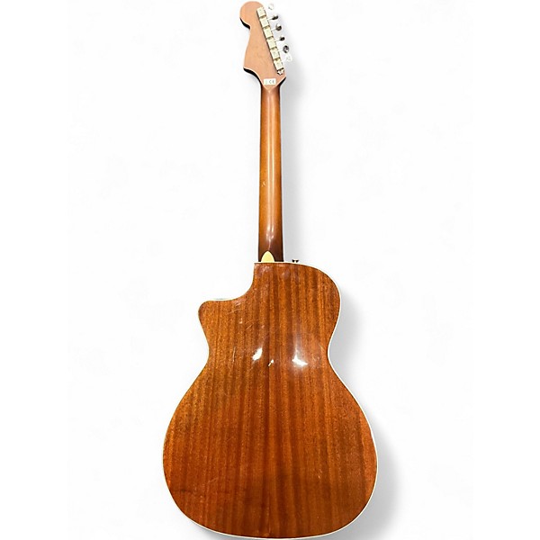 Used Fender Newporter Player Natural Acoustic Electric Guitar