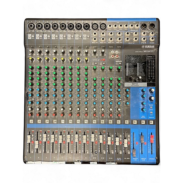 Used Yamaha MG16XU Unpowered Mixer