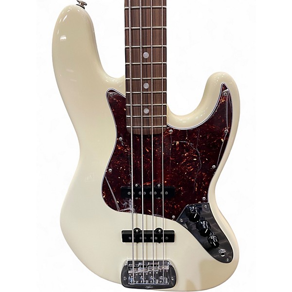 Used G&L JB Custom Shop Vintage White Electric Bass Guitar