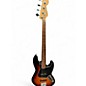 Used Fender jazz bass 2 Color Sunburst Electric Bass Guitar