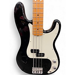 Used Fender American Standard Precision Bass Black Electric Bass Guitar