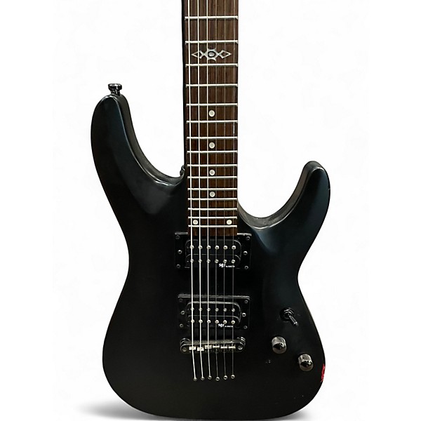 Used Schecter Guitar Research C1 SGR Black Solid Body Electric Guitar