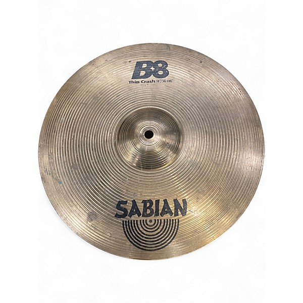Used SABIAN 14in B8 Thin Crash Cymbal