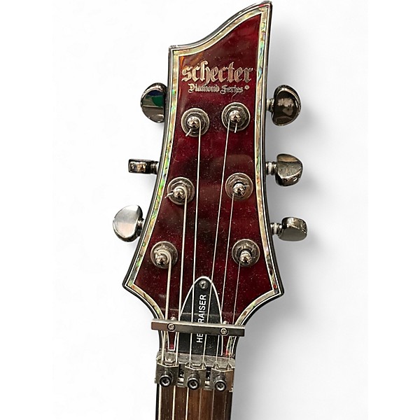 Used Schecter Guitar Research Hellraiser C1 red Solid Body Electric Guitar