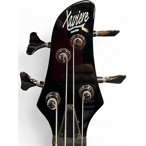 Used Xaviere DLX  Blue Electric Bass Guitar