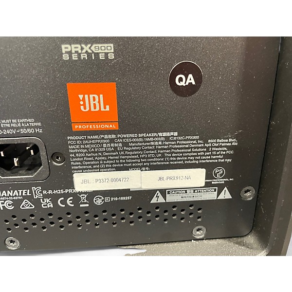 Used JBL PRX 912 Powered Speaker