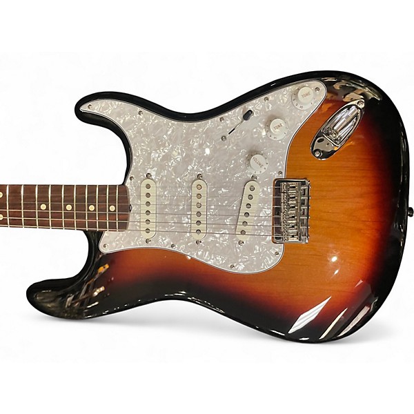 Used Fender Artist Series Robert Cray Stratocaster 3 Tone Sunburst Solid Body Electric Guitar