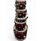 Used PDP by DW 5 Piece Concept Series Red Sparkle Drum Kit thumbnail