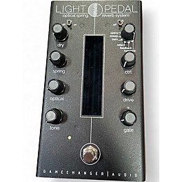 Used Gamechanger Audio LIGHT PEDAL OPTICAL SPRING REVERB Effect Pedal