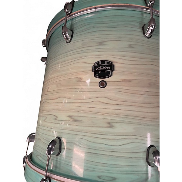 Used Mapex 6 Piece Armory Series Exotic Fusion  Ultramarine Gloss Drum Kit