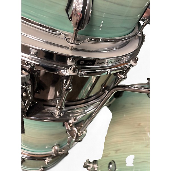 Used Mapex 6 Piece Armory Series Exotic Fusion  Ultramarine Gloss Drum Kit