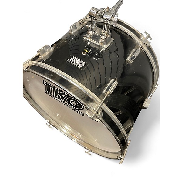 Used TKO 5 Piece 5-PC DRUM SET BLACK Drum Kit