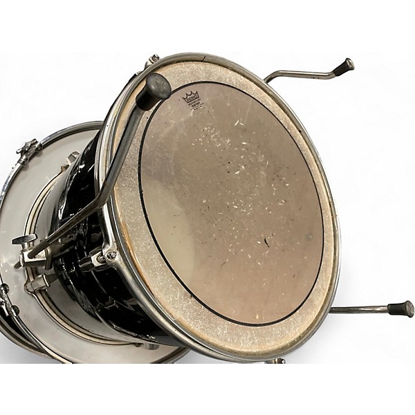 Used TKO 5 Piece 5-PC DRUM SET BLACK Drum Kit