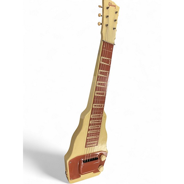 Used 1950s Gibson BR-9 Lap Steel Vintage White Lap Steel