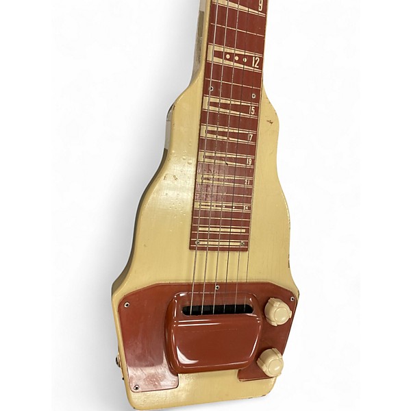 Used 1950s Gibson BR-9 Lap Steel Vintage White Lap Steel