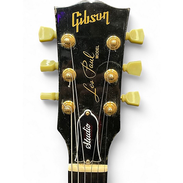 Vintage 1994 Gibson Les Paul Studio Black Solid Body Electric Guitar