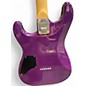 Used Schecter Guitar Research California Custom Elite Black Violet Solid Body Electric Guitar