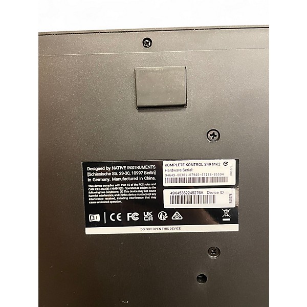 Used Native Instruments Komplete Kontrol S49 MK2 MIDI Controller
