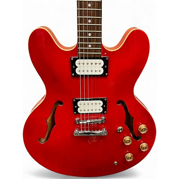 Used Epiphone DOT CH Candy Apple Red Hollow Body Electric Guitar