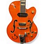 Used Gretsch Guitars G6120w Orange Hollow Body Electric Guitar thumbnail
