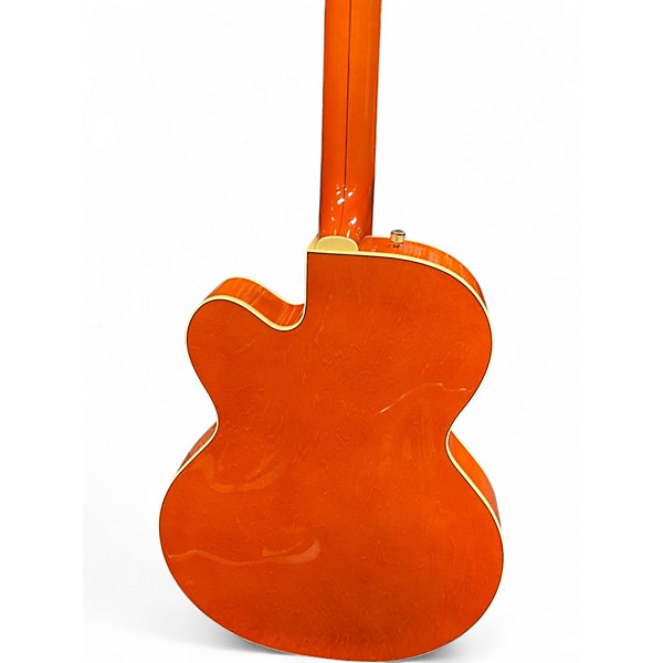 Used Gretsch Guitars G6120w Orange Hollow Body Electric Guitar
