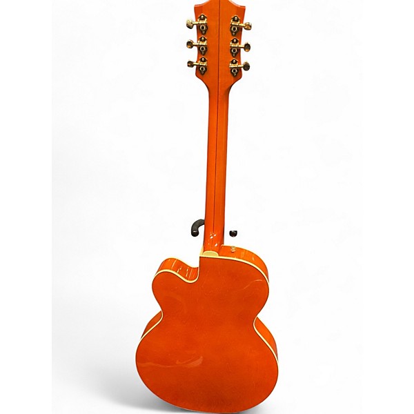 Used Gretsch Guitars G6120w Orange Hollow Body Electric Guitar