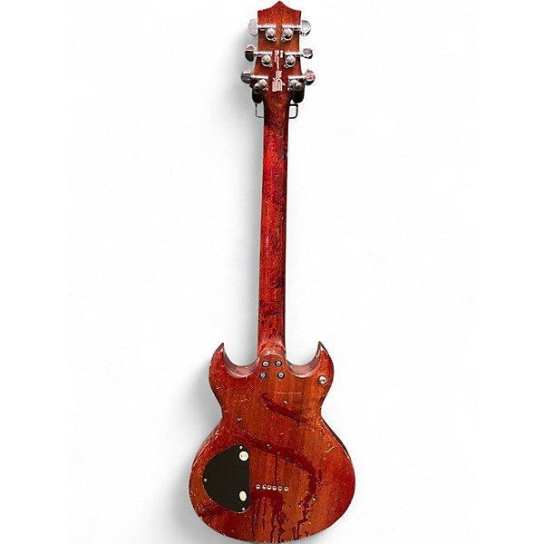 Used Washburn SI60 Scott Ian Murder Weapon Blood Splatter Solid Body Electric Guitar