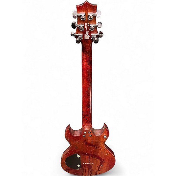 Used Washburn SI60 Scott Ian Murder Weapon Blood Splatter Solid Body Electric Guitar