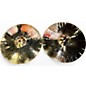 Used SABIAN 15in AAX HI HAT PAIR BRILLIANT Cymbal