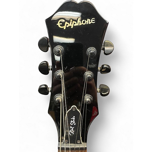 Used Epiphone Dot Studio Ebony Hollow Body Electric Guitar