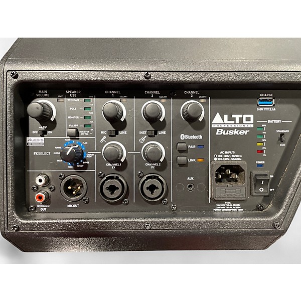 Used Alto Busker Powered Speaker