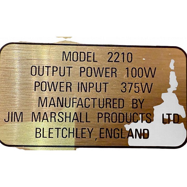 Vintage 1989 Marshall 2210 JCM800 100WATT 2 CHANNEL Tube Guitar Amp Head