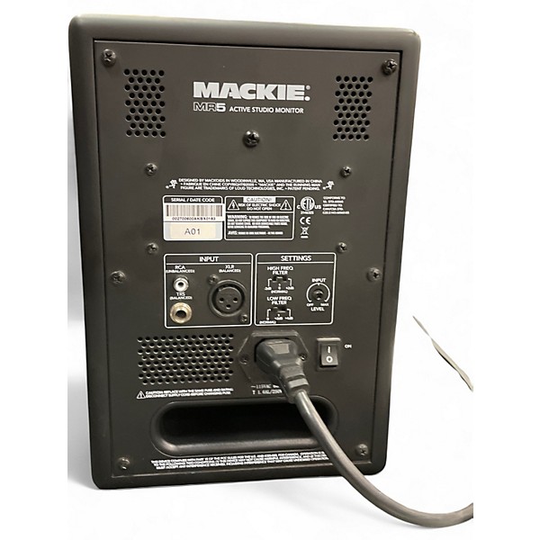 Used Mackie MR5 Pair Powered Monitor