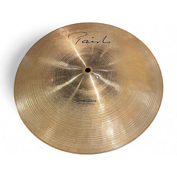 Used Paiste 14in Dimensions Heavy/Thin Hi Hat Pair Cymbal